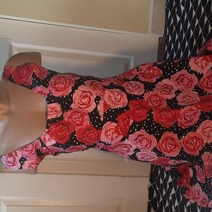 VOODOO VIXEN  FLORAL SUNDRESS, SIZE XL